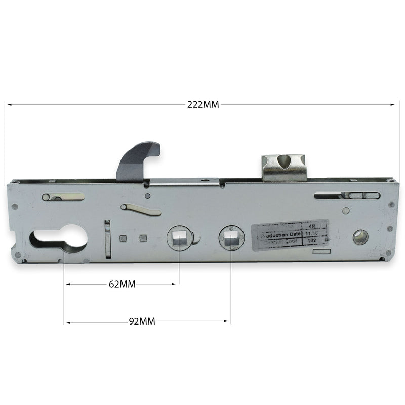 Kenrick Excalibur Multi Point Upvc Door Gear Box Lock case 35mm Dual Spindle