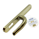 UPVC Door Handle Fullex 68PZ Sprung Double Glazing Pair Set PVC 215mm