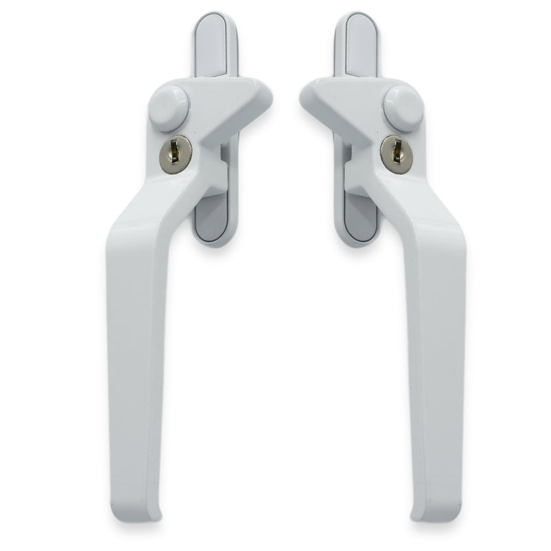 Avocet WMS uPVC Window Handle Avocet Cockspur Window Handle White Double Glazed
