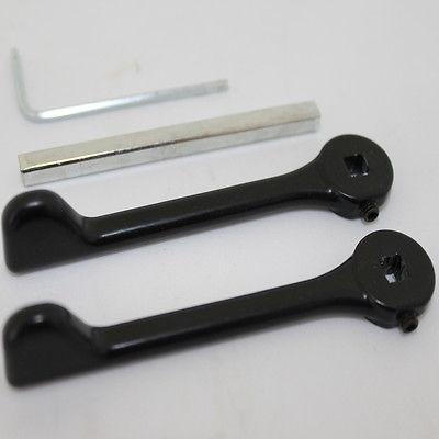 Fullex uPVC Sliding Patio Door Handle Lever Set Double Glazing 5mm Spindle