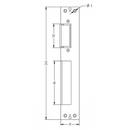 Universal Upvc Door Latch & Deadbolt Plate Centre Keep