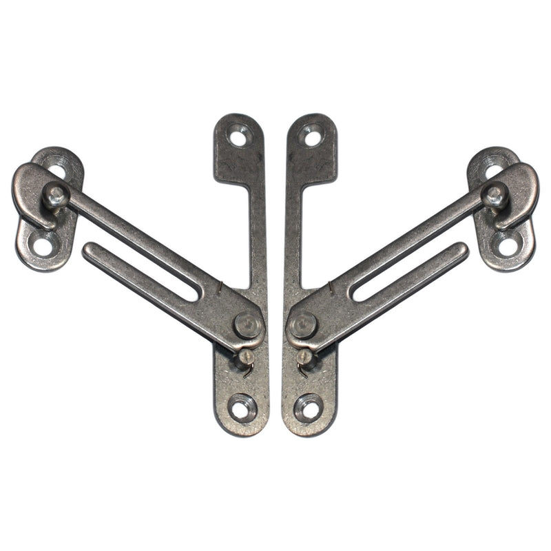 UPVC Window Restrictor Child Lock Restrictor Safety Catch Free Screws Included