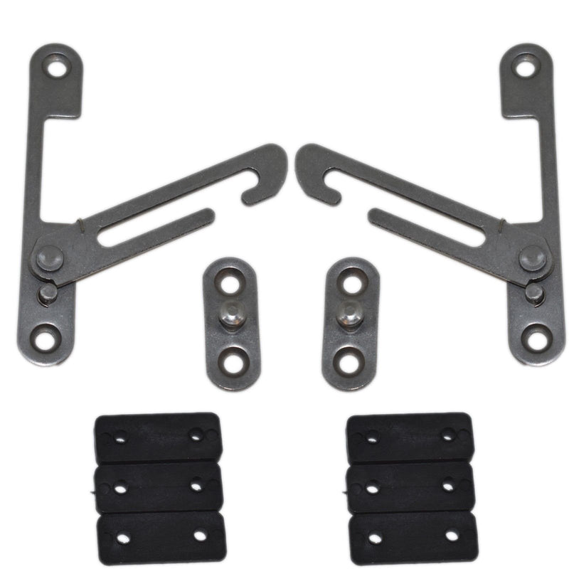 UPVC Window Restrictor Child Lock Restrictor Safety Catch Free Screws Included