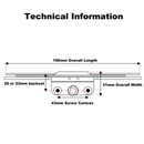 Lockmaster Yale Upvc Window Lock Gear Box Short Crop 20 Or 22 Backset