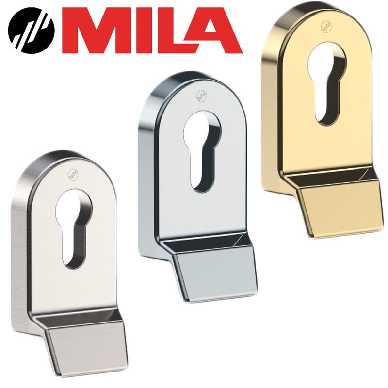 Mila Supa High Quality Polished Chrome Finish Euro Door Cylinder Pull	