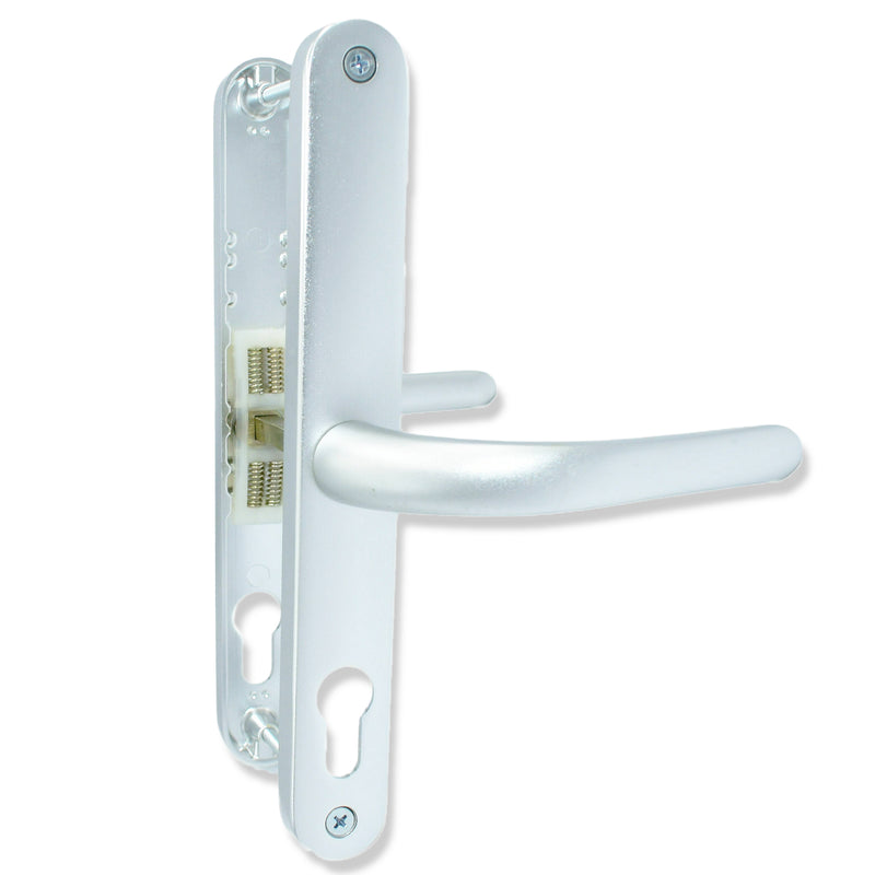 uPVC Fullex 68pz Door Handle Sprung Pair 215mm Set PVC 68mm